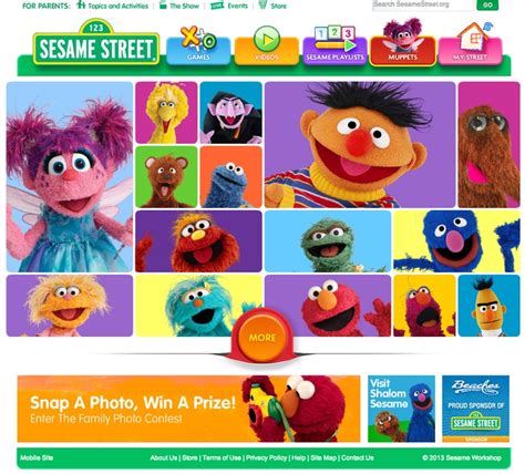 sesame street online store.